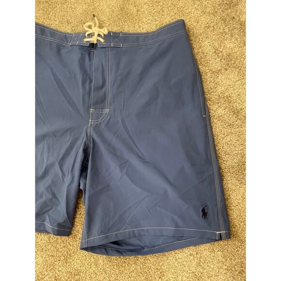NWT Polo Ralph Lauren Blue Men's Kailua 8.5" Swim Trunks, XXL - Picture 5 of 11